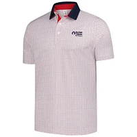 Men's Puma  White Rocket Classic Volition Golf Tee Polo