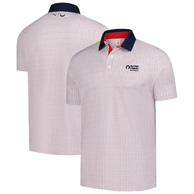 Men's Puma  White Rocket Classic Volition Golf Tee Polo