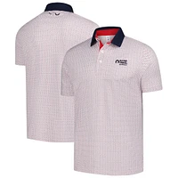 Men's Puma  White Rocket Classic Volition Golf Tee Polo