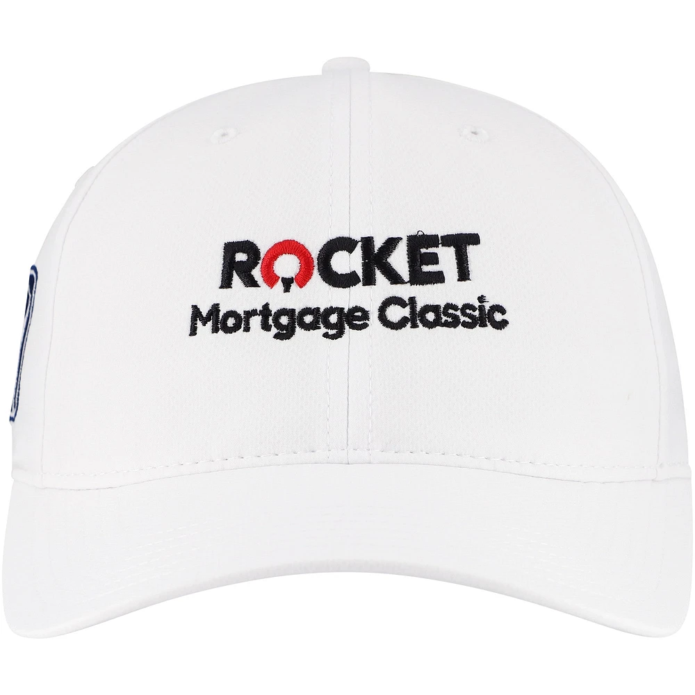 Men's Ahead White Rocket Mortgage Classic Stratus AeroSphere Adjustable Hat