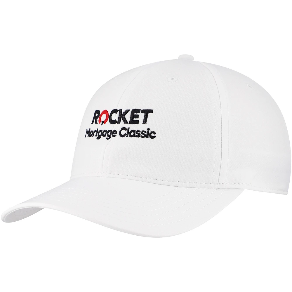 Men's Ahead White Rocket Mortgage Classic Stratus AeroSphere Adjustable Hat