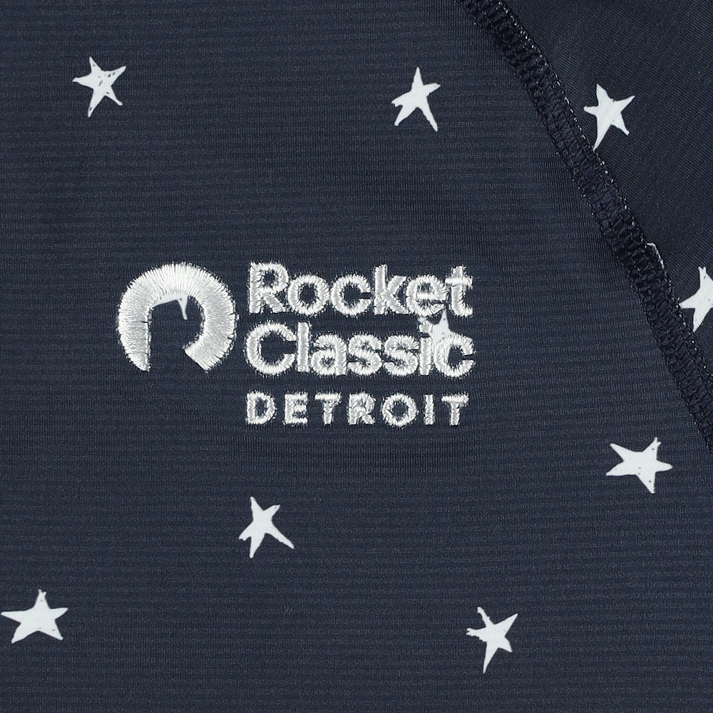 Pull Puma Rocket Classic Volition You-V Star à quart de zip pour femme Bleu marine