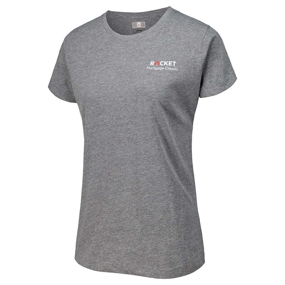 T-shirt classique instantané Ahead Grey Rocket Mortgage Classic Michigan pour femmes