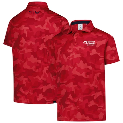 Youth Puma  Red Rocket Classic Volition Camo MATTR Polo