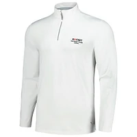 Men's Puma White Rocket Mortgage Classic YOU-V Quarter-Zip Top