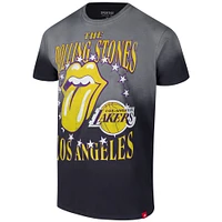 Unisex Sportiqe Gray Rolling Stones x Los Angeles Lakers Bingham Collab T-Shirt