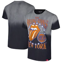 Unisex Sportiqe Gray Rolling Stones x New York Knicks Bingham Collab T-Shirt