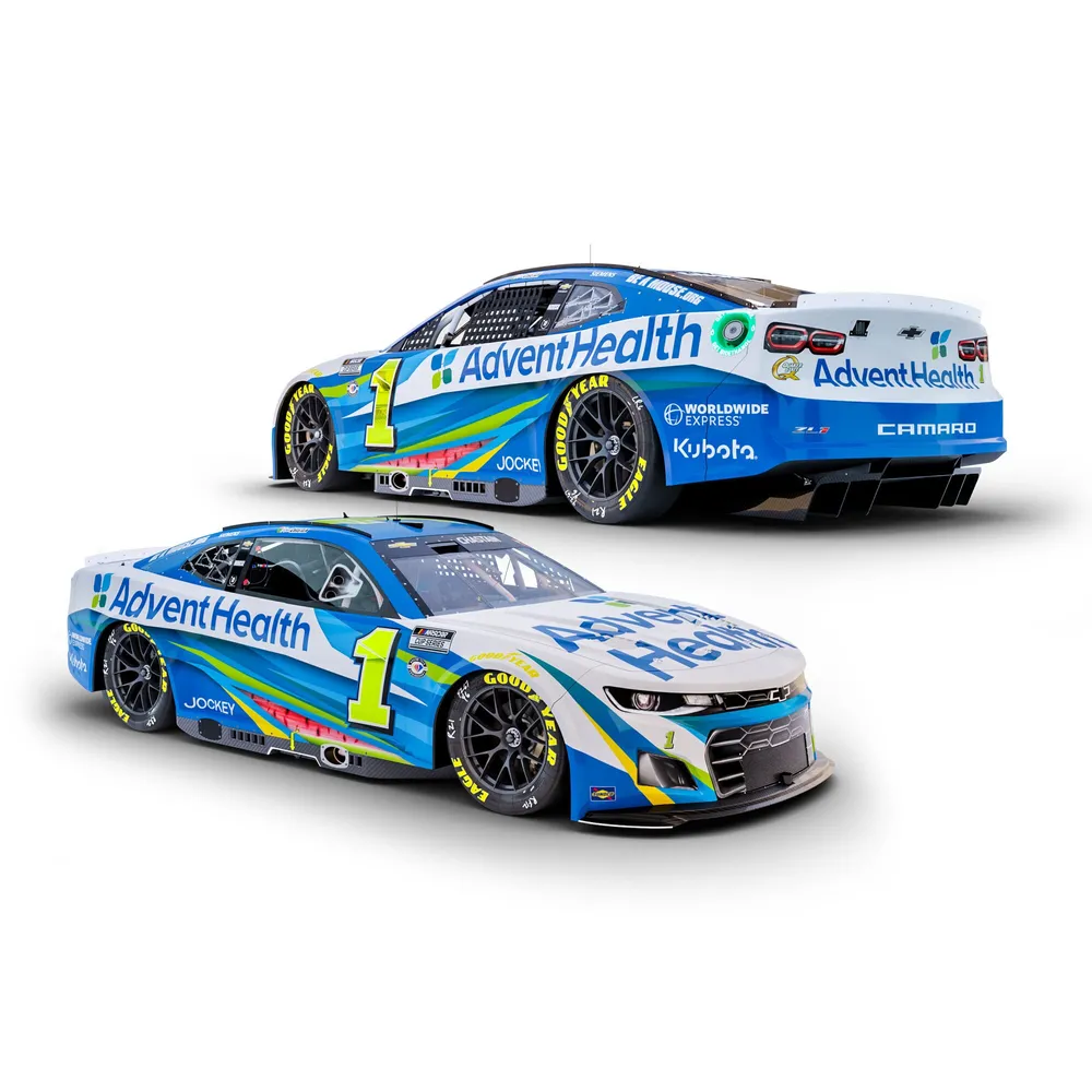 Action Racing Ross Chastain 2023 #1 Advent Health 1:24 Elite Die-Cast Chevrolet Camaro