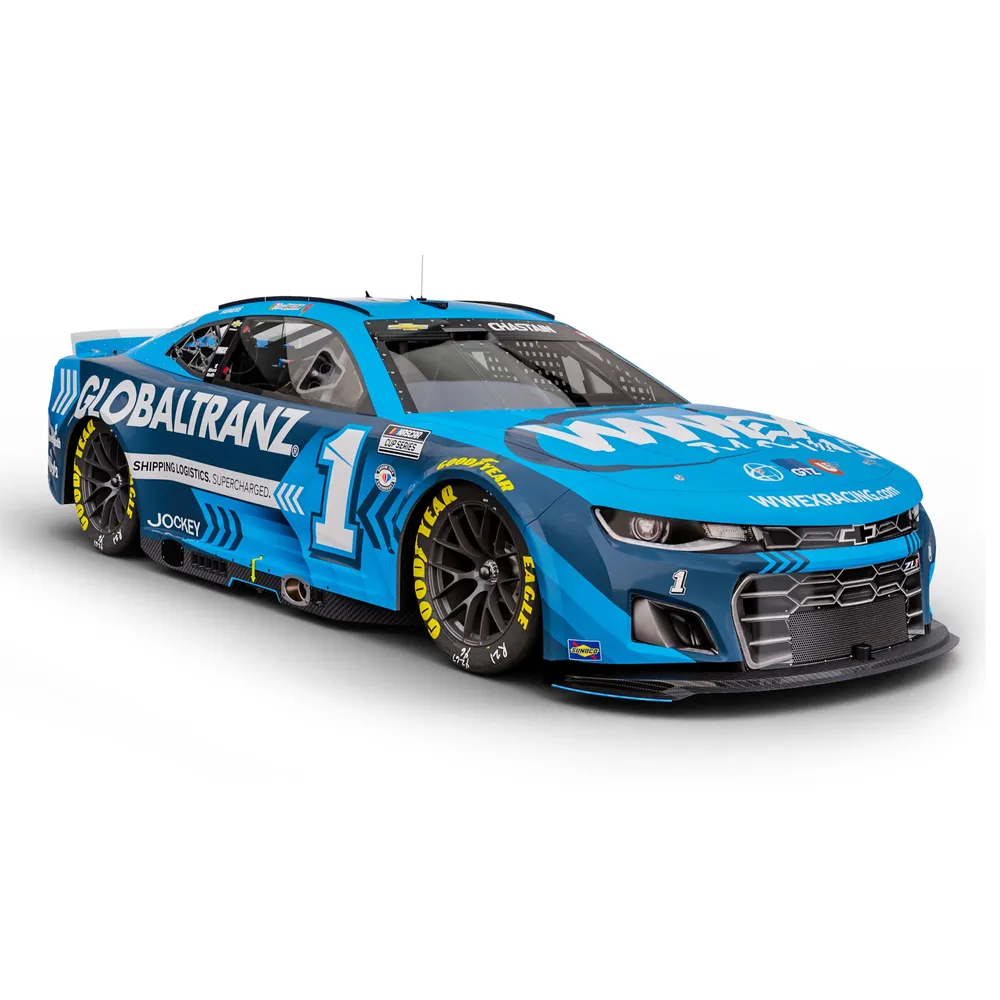 Action Racing Ross Chastain 2023 #1 WMEX Global Tranz 1:24 Elite moulé sous pression Chevrolet Camaro