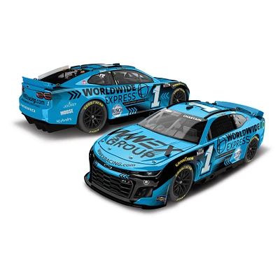 Action Racing Ross Chastain 2024 #1 Worldwide Express 1:24 Peinture régulière Chevrolet Camaro moulée sous pression