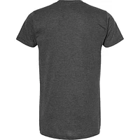 T-shirt à damier pour hommes Sports Heather Charcoal Ross Chastain Melon Man Logo