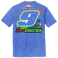 Men's JR Motorsports Official Team Apparel Heather Royal Ross Chastain Acceptance Insurance Car T-Shirt
