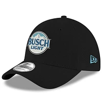 Men's New Era  Black Ross Chastain Busch Light 39THIRTY Flex Hat