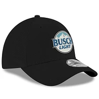 Men's New Era  Black Ross Chastain Busch Light 39THIRTY Flex Hat