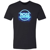 T-shirt noir pour homme de la collection Trackhouse Racing Team avec voiture Ross Chastain