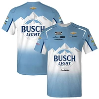 Men's Trackhouse Racing Team Collection  Light Blue Ross Chastain Busch Uniform T-Shirt