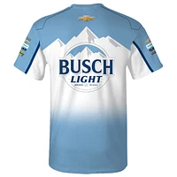Men's Trackhouse Racing Team Collection  Light Blue Ross Chastain Busch Uniform T-Shirt