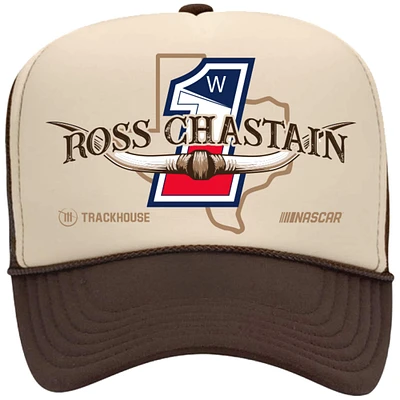 Men's Trackhouse Racing Team Collection  Natural Ross Chastain Busch Light Name & Number Adjustable Hat