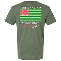 T-shirt homme Trackhouse Racing Team Collection Olive Ross Chastain Melon Man