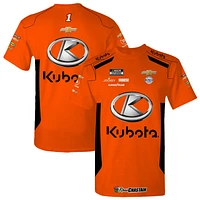 T-shirt orange pour homme de la collection Trackhouse Racing Team Ross Chastain Kubota