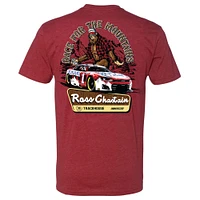 Men's Trackhouse Racing Team Collection Red Ross Chastain Busch Light Flannel T-Shirt