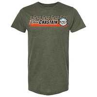 Unisex Trackhouse Racing Team Collection Green Ross Chastain Busch Light Camo Cruisin Car T-Shirt