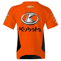Youth Trackhouse Racing Team Collection  Orange Ross Chastain Kubota Uniform T-Shirt