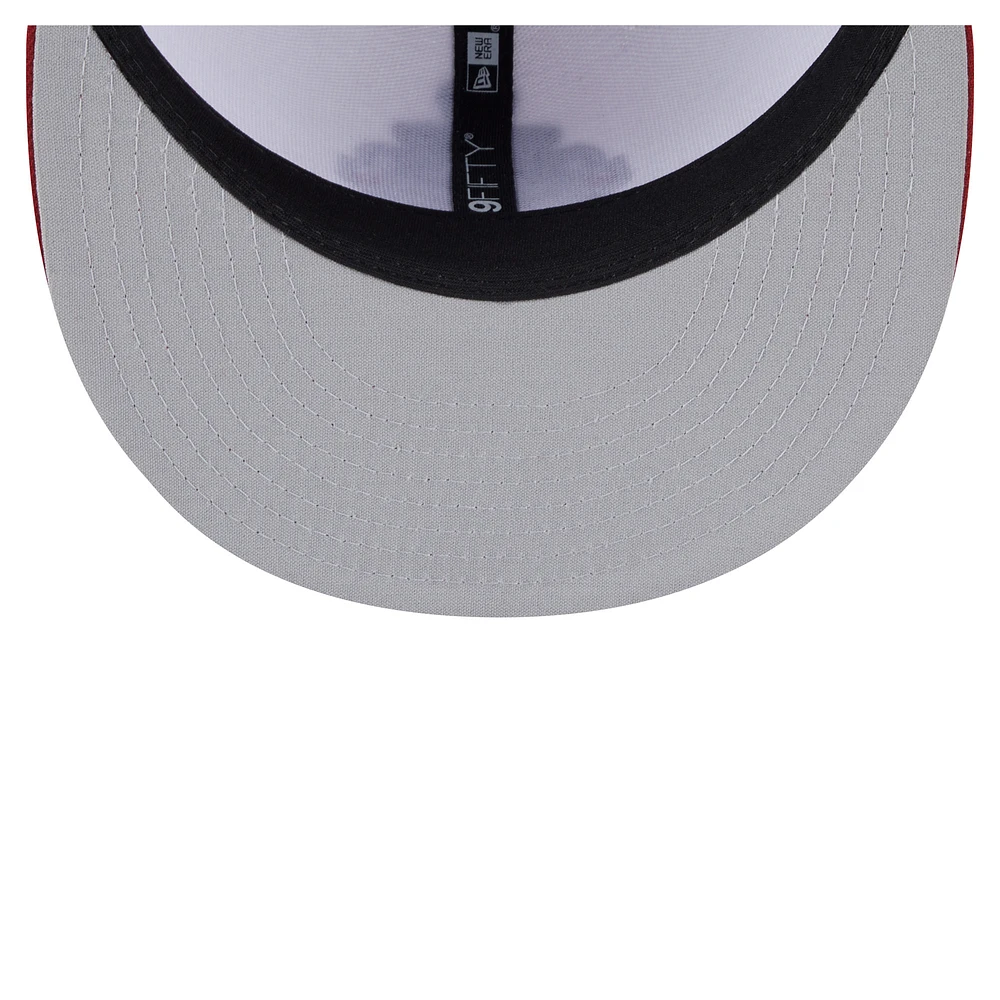 Men's New Era  White/Red Round Rock Express Authentic Collection 59FIFTY Fitted Hat