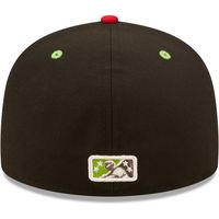 Men's New Era Black Chupacabras De Round Rock Copa La Diversion 59FIFTY Fitted Hat