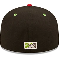 Men's New Era Black Chupacabras De Round Rock Copa La Diversion 59FIFTY Fitted Hat