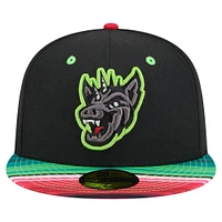 Men's New Era Black Round Rock Express Copa de la Diversión 59FIFTY Fitted Hat