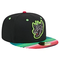 Men's New Era Black Round Rock Express Copa de la Diversión 59FIFTY Fitted Hat