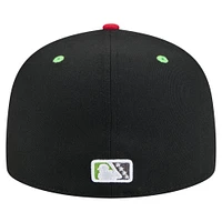 Men's New Era Black Round Rock Express Copa de la Diversión 59FIFTY Fitted Hat