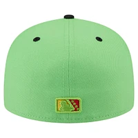 Casquette ajustée New Era Round Rock Express Copa de la Diversión 59FIFTY pour homme, blanche et noire
