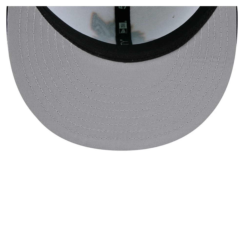 Casquette ajustée New Era Round Rock Express Copa de la Diversión 59FIFTY pour homme, blanche et noire