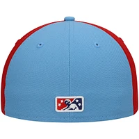 Men's New Era White Round Rock Express Authentic Collection Team Alternate 59FIFTY Fitted Hat