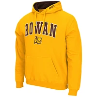 Men's Colosseum Gold Rowan Profs Arch & Logo 3.0 Pullover Hoodie