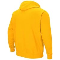 Men's Colosseum Gold Rowan Profs Arch & Logo 3.0 Pullover Hoodie