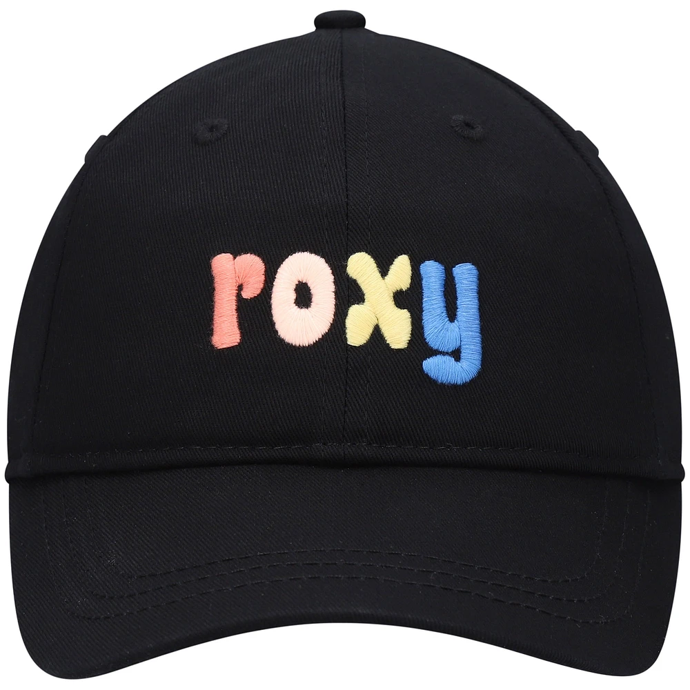 Girls Youth Roxy Black Blondie Adjustable Hat