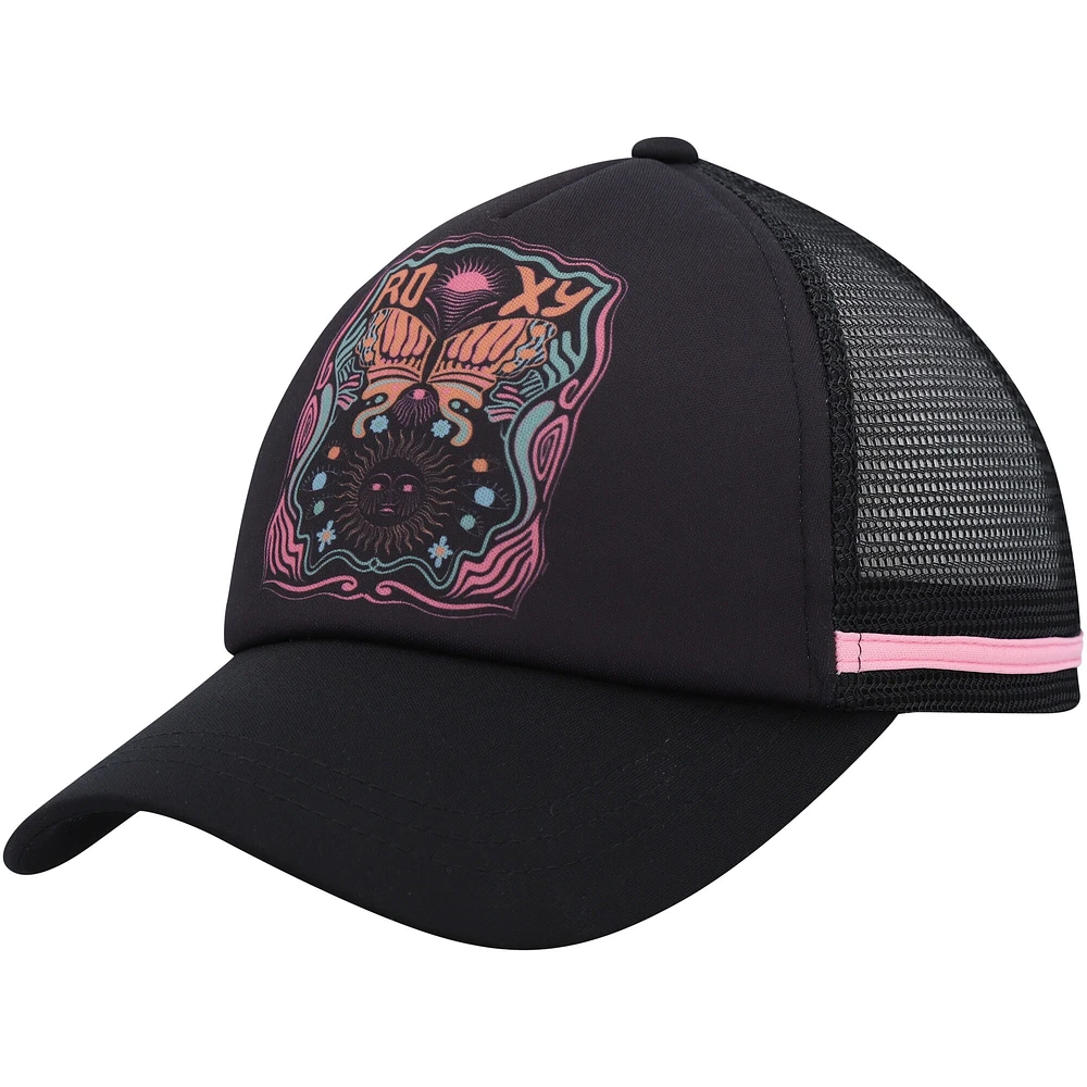 Casquette ajustable Dig This Trucker noire Roxy pour femme