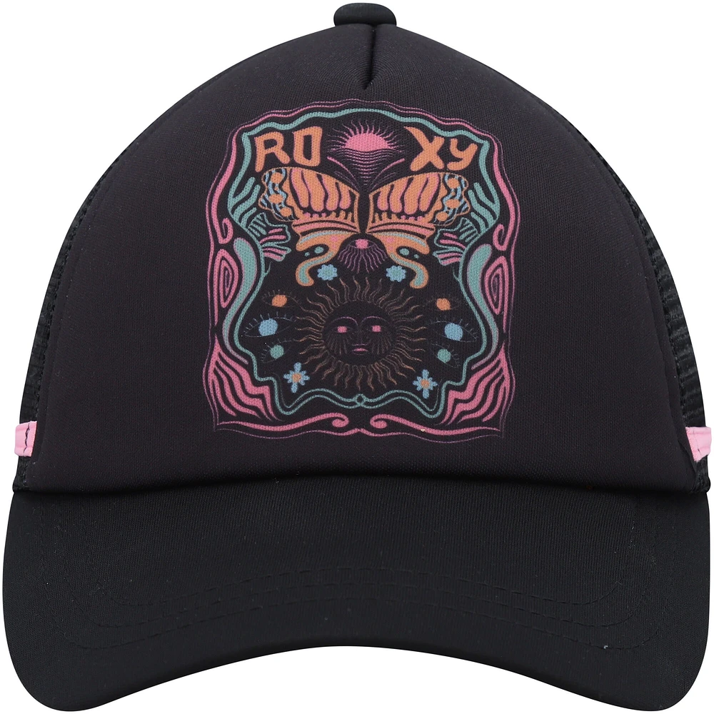 Casquette ajustable Dig This Trucker noire Roxy pour femme