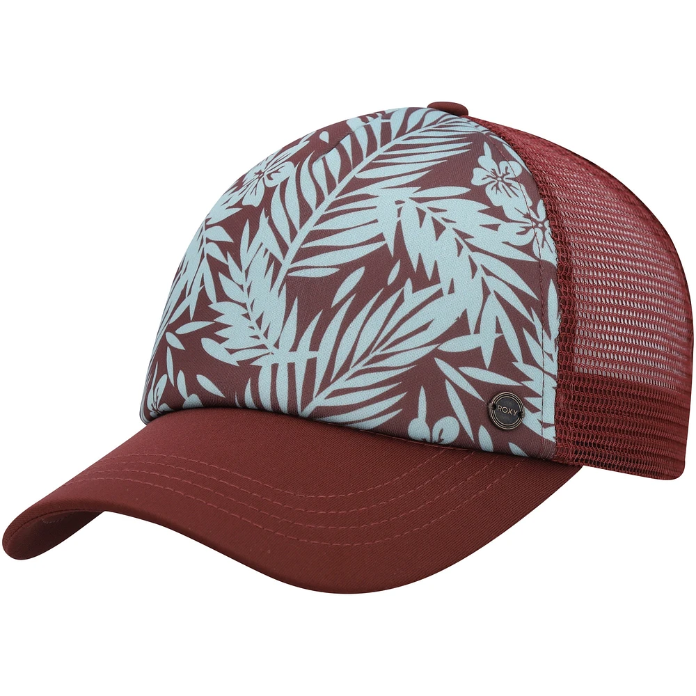 Women's Roxy Brown Beautiful Morning Trucker Adjustable Hat