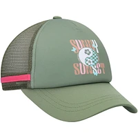 Casquette Snapback Dig This Trucker verte Roxy pour femme