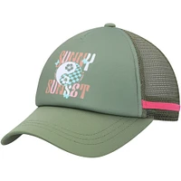 Casquette Snapback Dig This Trucker verte Roxy pour femme