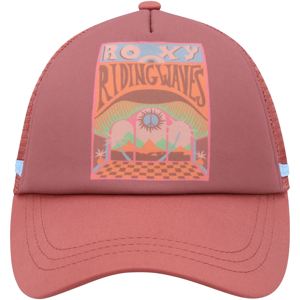 Casquette ajustable Dig This Trucker rose Roxy pour femme