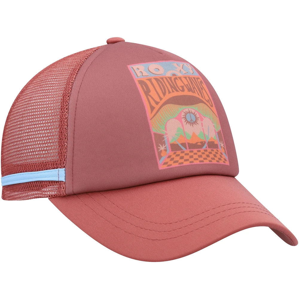 Casquette ajustable Dig This Trucker rose Roxy pour femme