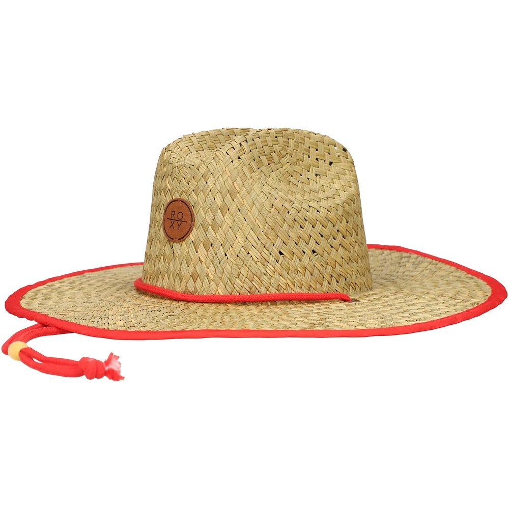 Youth Roxy Natural Pina To My Colada Straw Lifeguard Hat