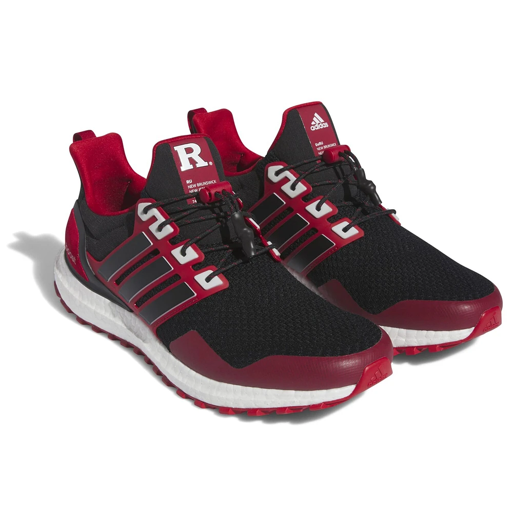 Chaussure de course adidas Rutgers Scarlet Knights Ultraboost 1.0 noir/écarlate