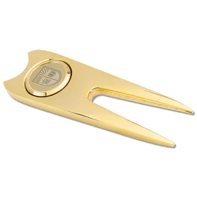 Rutgers Scarlet Knights Golf Divot Repair Tool - Gold