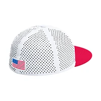 Casquette de baseball ajustée On-Field blanche adidas Rutgers Scarlet Knights pour homme